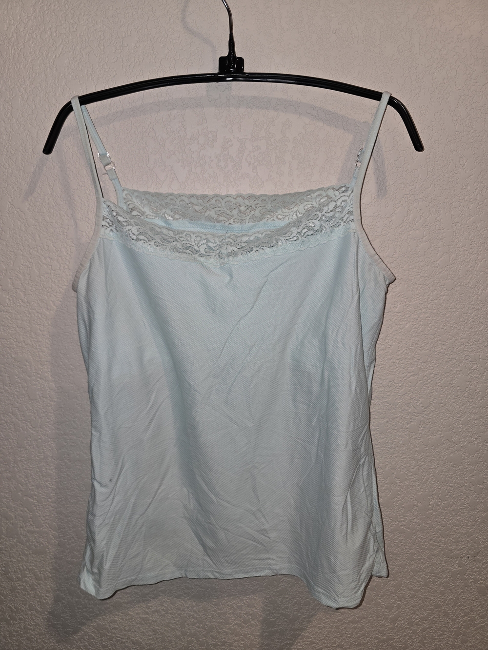 ExOfficio Women's Light Blue Lace-Trimmed Give-N-Go Camisole - Size Large